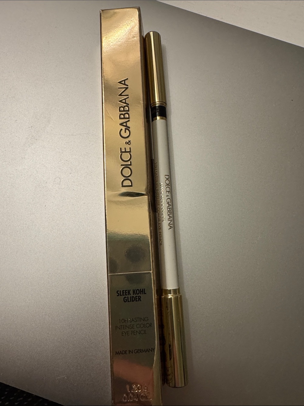 Dolce & Gabbana White and Gold Sleek Kohl Eye Pencil
